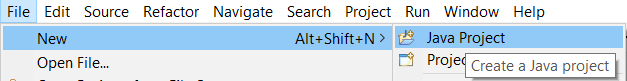 New Java Project